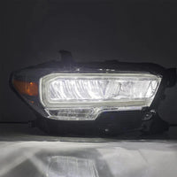 AlphaRex 16-23 Toyota Tacoma LUXX-Series Crystal Headlights - Chrome OffRoadUSA.com
