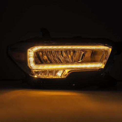 AlphaRex 16-23 Toyota Tacoma LUXX-Series Crystal Headlights - Chrome OffRoadUSA.com