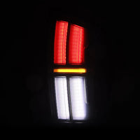 AlphaRex 16-23 Toyota Tacoma NOVA-Series Prismatic LED Tail Lights Black OffRoadUSA.com