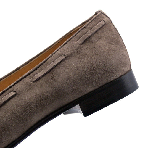 Zelli Italia 16-580-MOC NAPLES Italian Kid Suede Tassel Loafer, Mocha