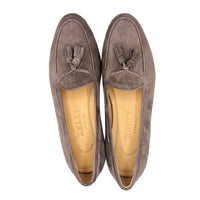 Zelli Italia 16-580-MOC NAPLES Italian Kid Suede Tassel Loafer, Mocha