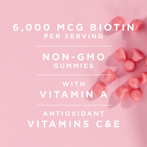 Nature's Bounty Advanced Strawberry Gummies; 6000 mcg Biotin; 180 Count EasyOptionXY LLC