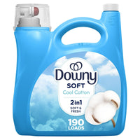 Downy Liquid Fabric Softener, Cool Cotton Scent, 140 fl oz, 190 Loads EasyOptionXY LLC
