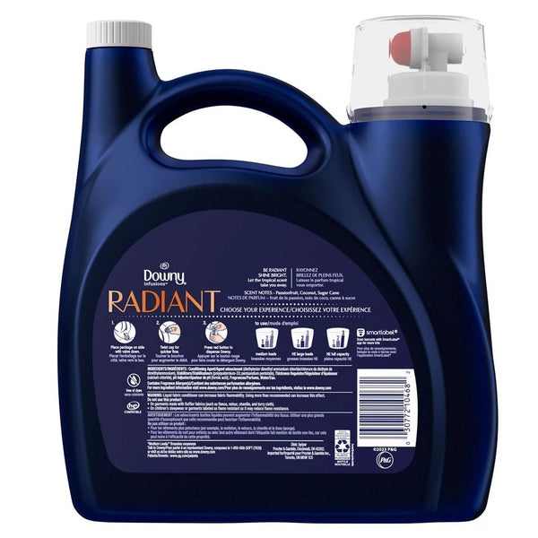 Downy Infusions Liquid Fabric Softener, Pineapple & Coconut (115 Oz, 170 Loads) EasyOptionXY LLC