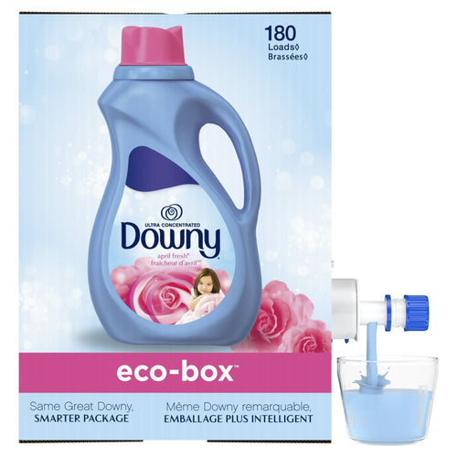 Downy Eco-Box Ultra Concentrated April Fresh, 180 Loads Fabric Softener, 105 fl oz EasyOptionXY LLC