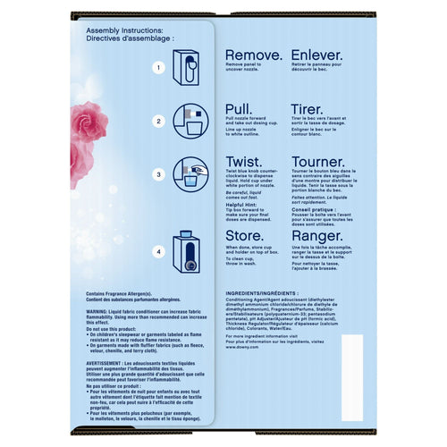 Downy Eco-Box Ultra Concentrated April Fresh, 180 Loads Fabric Softener, 105 fl oz EasyOptionXY LLC