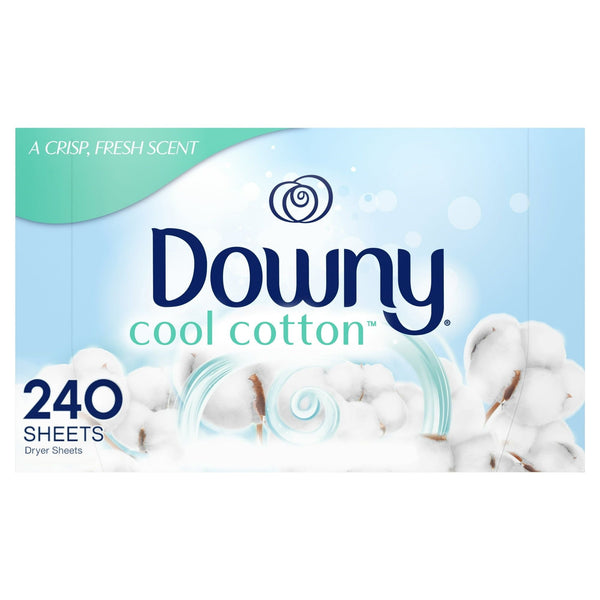 Downy Fabric Softener Dryer Sheets, Cool Cotton, 240 Count EasyOptionXY LLC