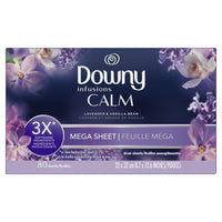 Downy Infusions Mega Dryer Sheets, CALM, Lavender, 80 Count EasyOptionXY LLC