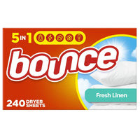 Bounce Fabric Softener Sheets, Fresh Linen Scent, 240 Count EasyOptionXY LLC