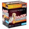 Bounce Pet Hair and Lint Guard Mega Dryer Sheets with 3X Pet Hair Fighters, Fresh Scent, 130 Count EasyOptionXY LLC