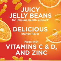 Nature's Bounty Vitamin C; D; & Zinc for Immune Support Jelly Beans; Orange; 80 Count EasyOptionXY LLC