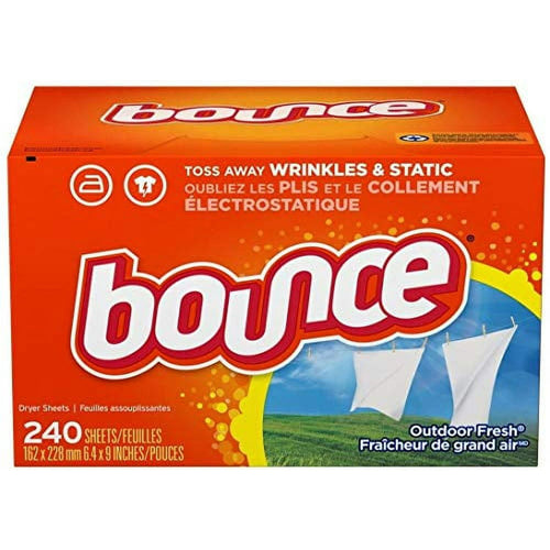 Bounce Dryer Sheets Laundry Fabric Softener, Outdoor Fresh Scent, 240 Count EasyOptionXY LLC