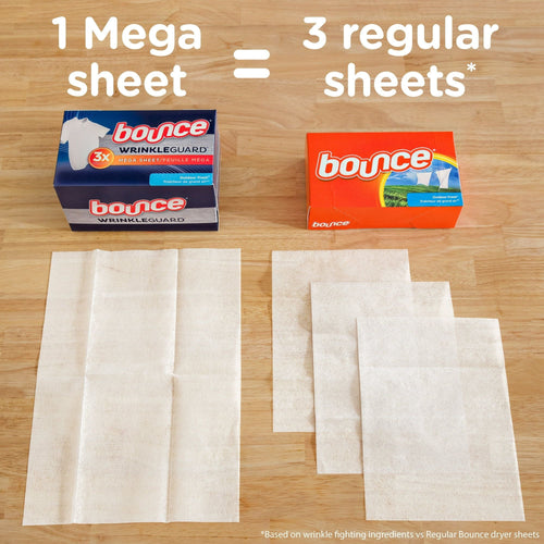 Bounce Wrinkle Guard Mega Dryer Sheets, Outdoor Fresh Scent, 160 Count EasyOptionXY LLC