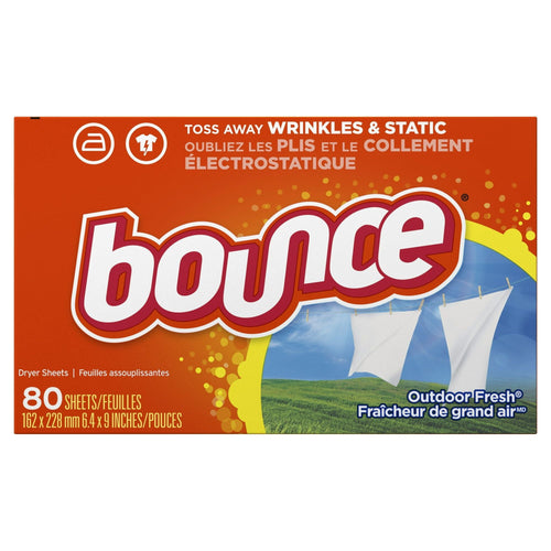 Bounce Dryer Sheets, Outdoor Fresh, 80 Count EasyOptionXY LLC