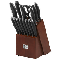 Chicago Cutlery Avondale 16-Piece Kitchen Knife Set with Wood Block EasyOptionXY LLC