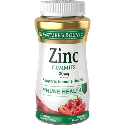 Nature's Bounty Zinc Immune Support Gummies; 30 mg; 70 Count EasyOptionXY LLC