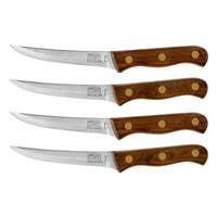 Chicago Cutlery Walnut Tradition 4-Piece Stainless Steel Steak Knife Set EasyOptionXY LLC