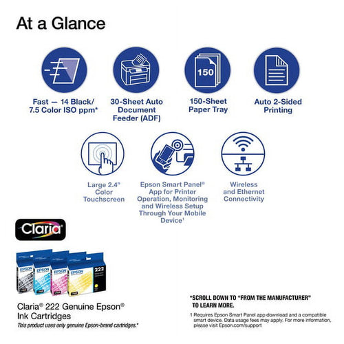 Epson WorkForce WF-2960 Wireless All-in-One Printer EasyOptionXY LLC