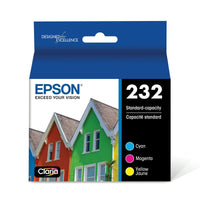 EPSON 232 Claria Ink Standard Capacity Color Combo Pack (T232520-S) Works with WorkForce WF-2930, WF-2950, Expression XP-4200, XP-4205 EasyOptionXY LLC