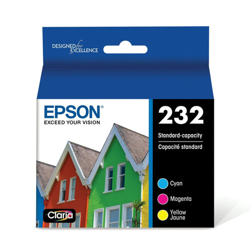 EPSON 232 Claria Ink Standard Capacity Color Combo Pack (T232520-S) Works with WorkForce WF-2930, WF-2950, Expression XP-4200, XP-4205 EasyOptionXY LLC