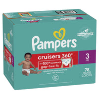 Pampers Cruisers 360 Fit Diapers Size 3, 168 Count EasyOptionXY LLC