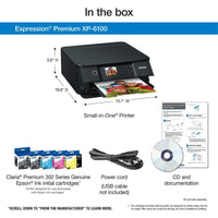 Epson Expression Premium XP-6100 Wireless Color Photo Printer with Scanner and Copier EasyOptionXY LLC
