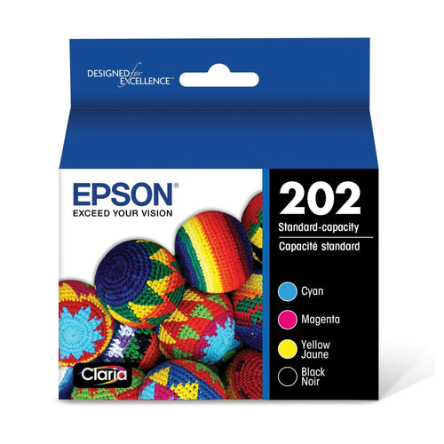 EPSON 202 Claria Ink Standard Capacity Black & Color Cartridge Combo Pack (T202120-BCS) Works with WorkForce WF-2860, Expression XP-5100 EasyOptionXY LLC