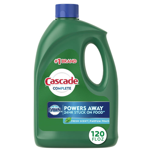 Cascade Complete Gel Dishwasher Detergent, Fresh Scent, 120 fl oz EasyOptionXY LLC