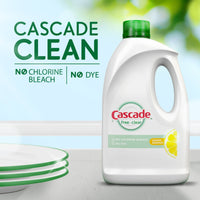 Cascade Free & Clear Dishwasher Detergent, Lemon Essence, 60 fl oz EasyOptionXY LLC