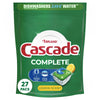 Cascade Complete ActionPacs Dishwasher Detergent, Lemon Scent, 27 Count EasyOptionXY LLC