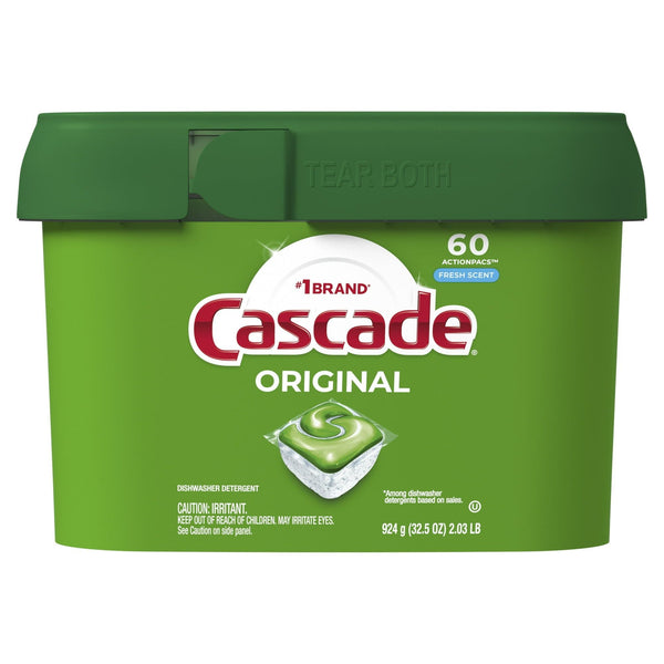 Cascade Pacs Dishwasher Detergents, Fresh Scent, 32.5 Ounce, 60 Count EasyOptionXY LLC