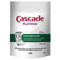 Cascade Platinum Dishwasher Cleaner, 1 Count EasyOptionXY LLC