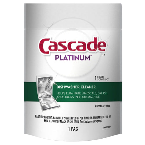 Cascade Platinum Dishwasher Cleaner, 1 Count EasyOptionXY LLC