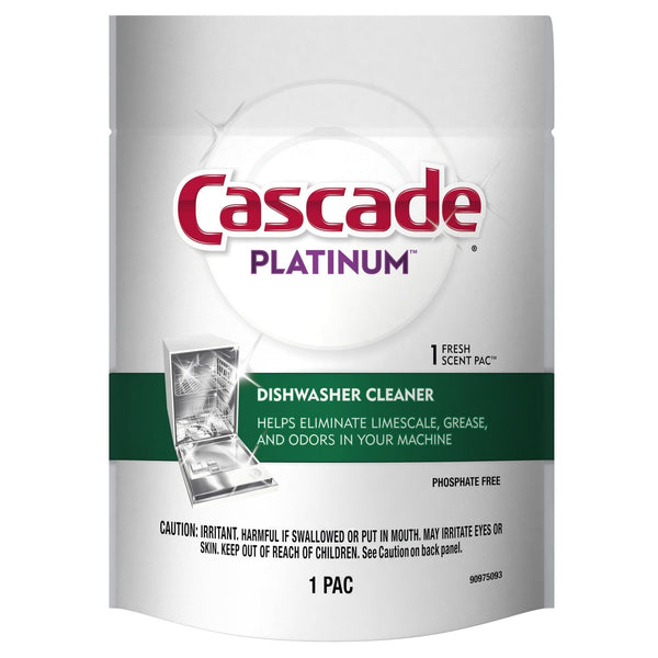 Cascade Platinum Dishwasher Cleaner, 1 Count EasyOptionXY LLC