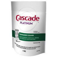 Cascade Platinum Dishwasher Cleaner, 1 Count EasyOptionXY LLC