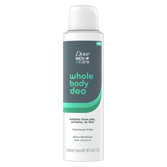 Dove Men +Care Whole Body Deo Spray Men's Deodorant, Bamboo & Aloe 4.0 oz EasyOptionXY LLC