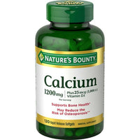 Nature's Bounty Calcium + Vitamin D3 Softgels; 1200 mg; 120 Count EasyOptionXY LLC