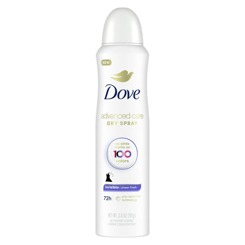 Dove Advanced Care Long Lasting Antiperspirant Deodorant Dry Spray, Sheer Fresh, 3.8 oz EasyOptionXY LLC