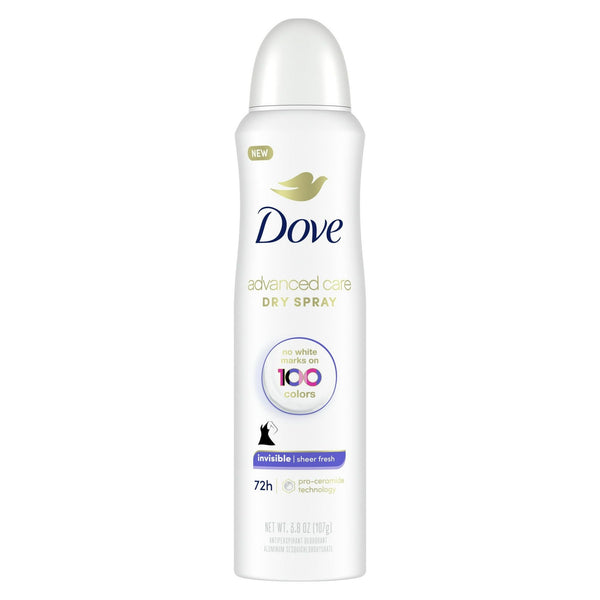 Dove Advanced Care Long Lasting Antiperspirant Deodorant Dry Spray, Sheer Fresh, 3.8 oz EasyOptionXY LLC