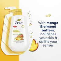 Dove Glowing Long Lasting Gentle Women's Body Wash All Skin Type, Mango & Almond Butter, 30.6 fl oz EasyOptionXY LLC