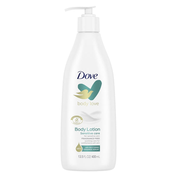 Dove Body Love Sensitive Care Softening Non Greasy Body Lotion Dry Skin Fragrance Free, 13.5 oz EasyOptionXY LLC