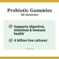 Nature's Bounty Probiotic Gummies; Digestive Health; Multi-Flavored; 60 Count EasyOptionXY LLC