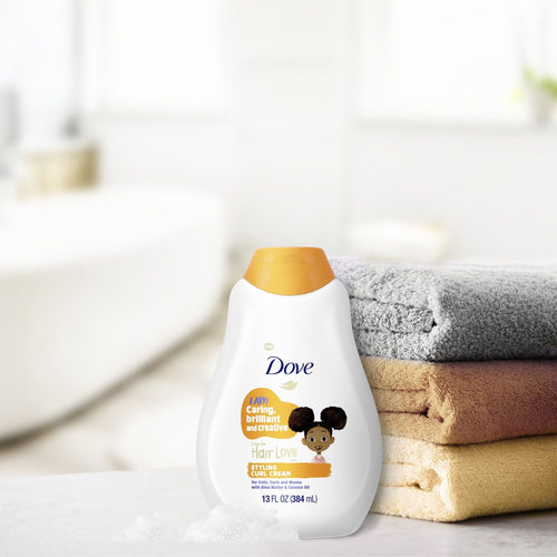 Dove Kids Care Curl Enhancing Hair Styling Cream with Shea Butter and Coconut Oil, 13 oz EasyOptionXY LLC