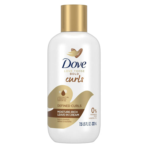 Dove Love Those Bold Curls Hair Styling Cream Leave-In Conditioner, Coconut and Jamaican Castor Oil, 7.5 oz EasyOptionXY LLC