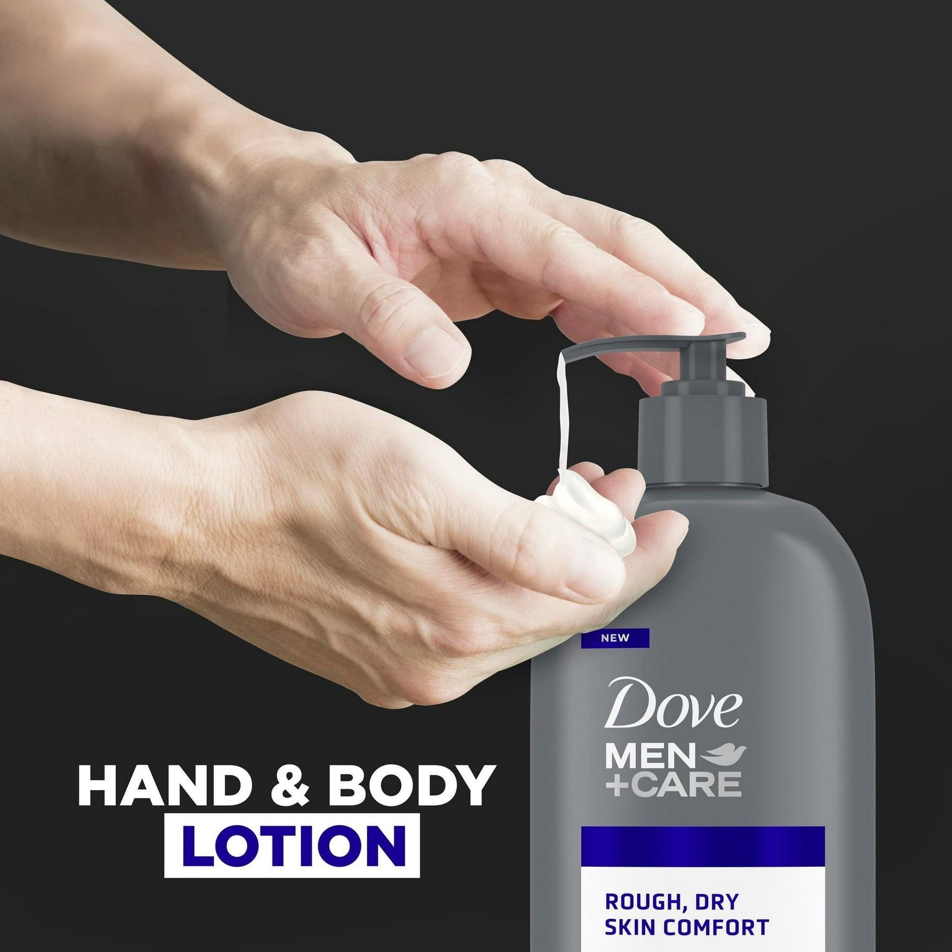 Dove Men+Care Skin Comfort Non Greasy Women's Hand & Body Lotion Dry Skin, Fresh, 13.5 oz EasyOptionXY LLC