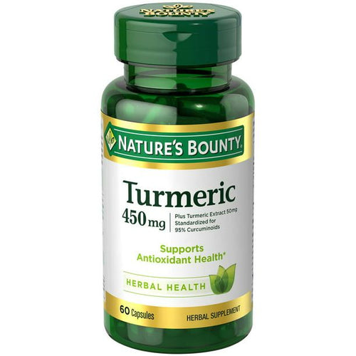 Nature's Bounty Turmeric Capsules; Antioxident Health; 450 mg; 60 Count EasyOptionXY LLC
