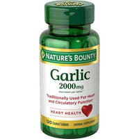 Nature's Bounty Garlic Tablets; 2000 mg; 120 Count EasyOptionXY LLC