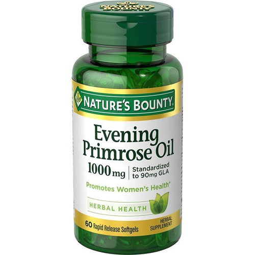 Nature's Bounty Evening Primrose Oil Herbal Supplement; 1000 mg; 60 Count EasyOptionXY LLC