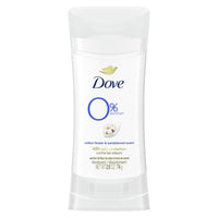 Dove 0% Aluminum Women's Deodorant Stick, Cotton Flower and Sandalwood, 2.6 oz EasyOptionXY LLC