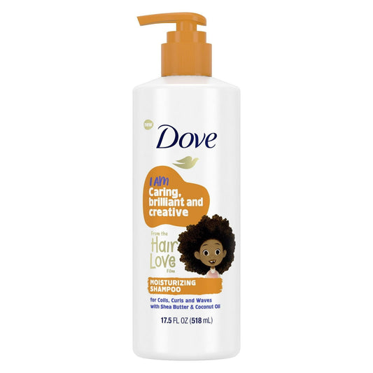 Dove Hair Love Moisturizing Kids Daily Shampoo with Shea Butter and Coconut Oil, 17.5 fl oz EasyOptionXY LLC